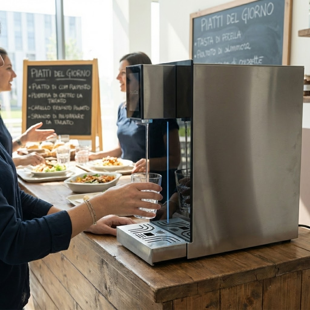 WATER RESTAURANT PLUS 60 - Erogatore Soprabanco Ristorazione con Porzionatura