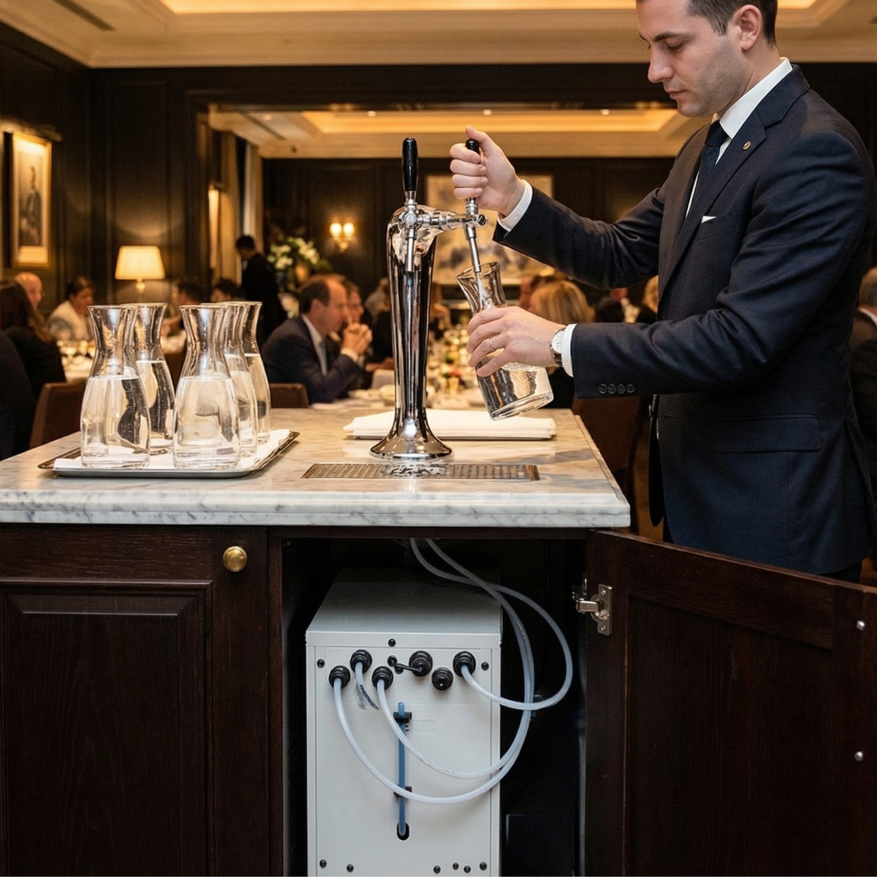 WATER RESTAURANT IN 30 - Erogatore Sottobanco per Ristoranti (Escluso Rubinetto)