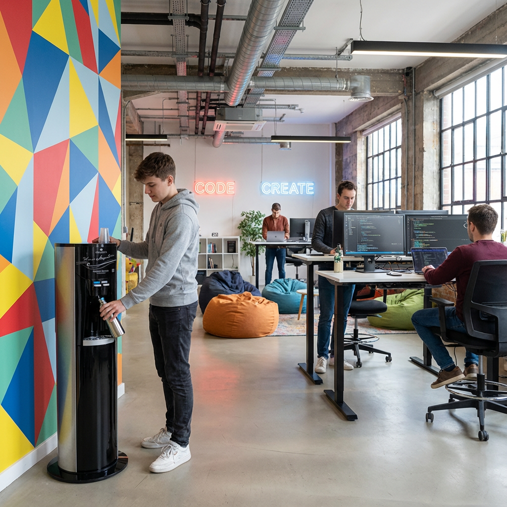 Smart Cooler - Erogatore a Rete Idrica con Display LED