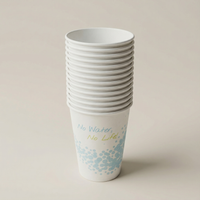 Thumbnail for Bicchiere Di Carta Bianco e Azzurro 20cl