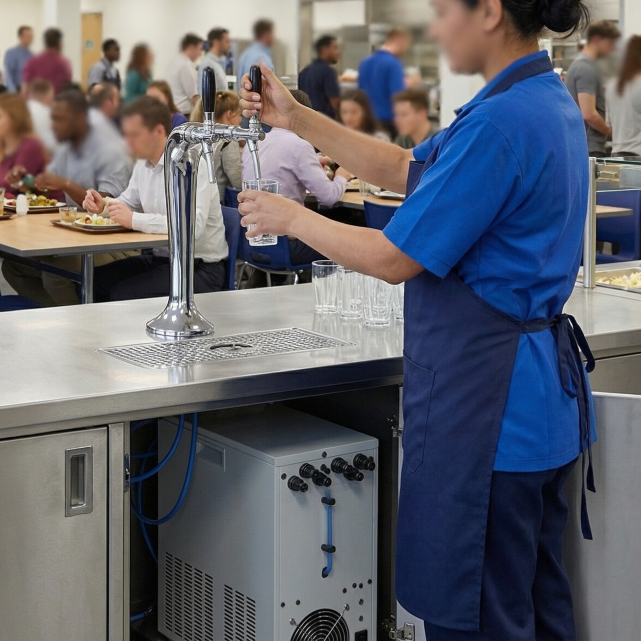 WATER RESTAURANT IN 30 - Erogatore Sottobanco per Ristoranti (Escluso Rubinetto)