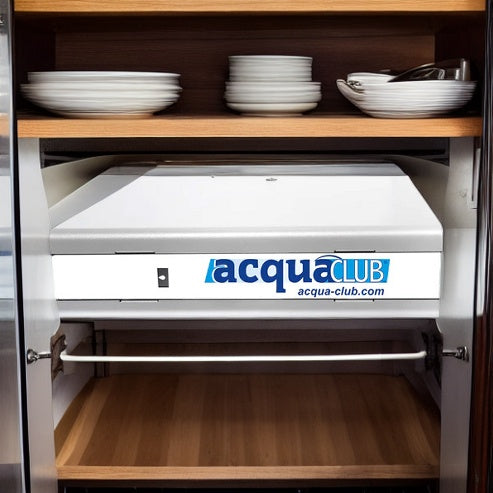 AcquaClub-Nat, Depuratore acqua osmosi inversa a flusso diretto con FV System integrato - Sottobanco