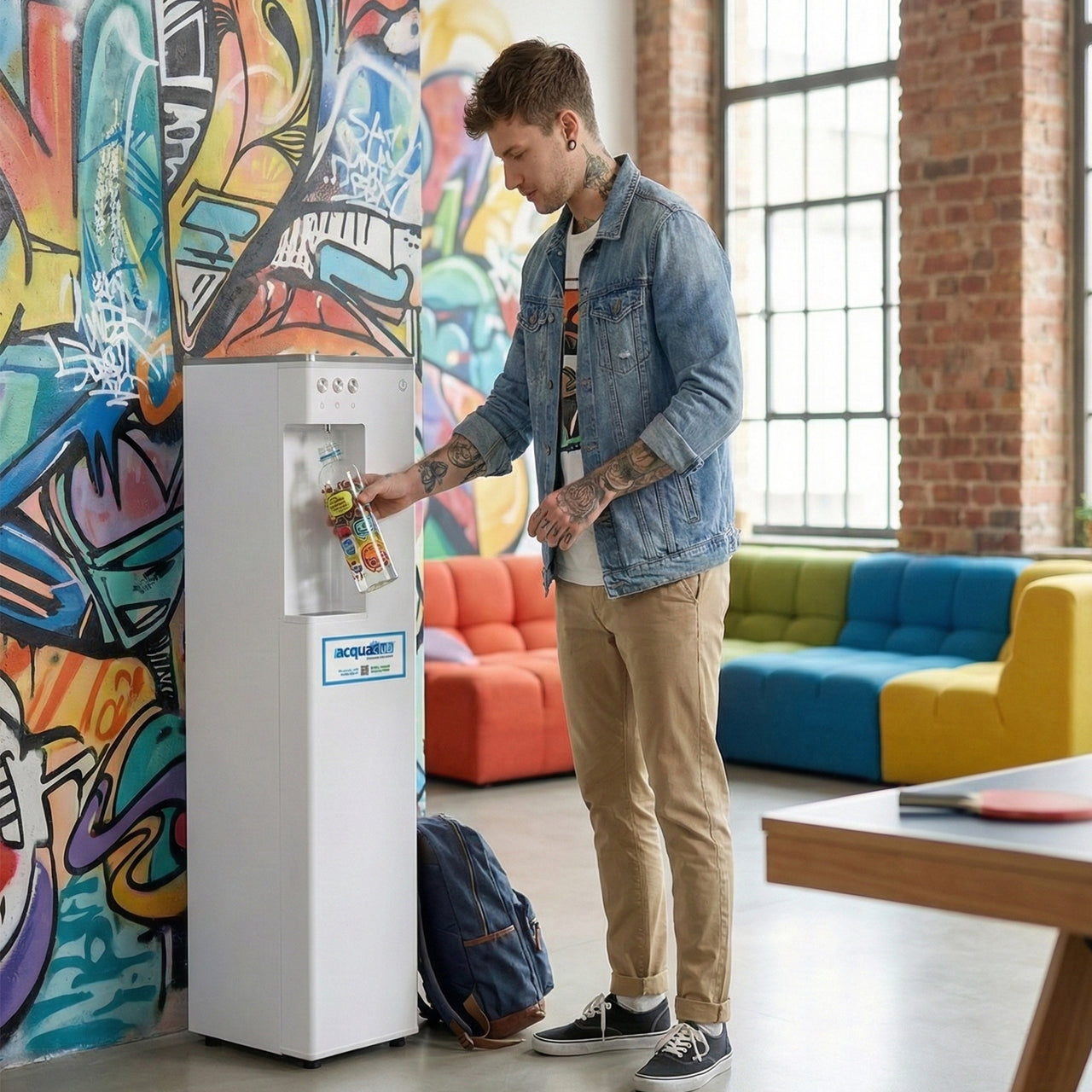 NEXT WATER COOLER - Erogatore Acqua Da Pavimento con Porzionatura