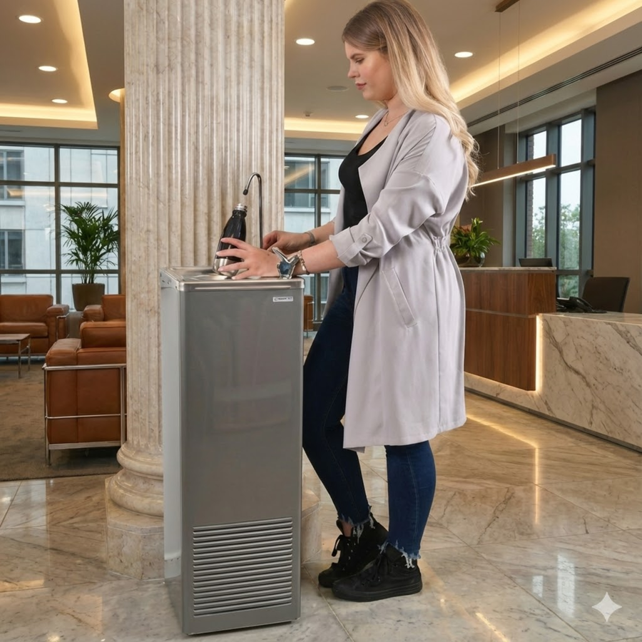 River - Erogatore Acqua Fredda da Pavimento