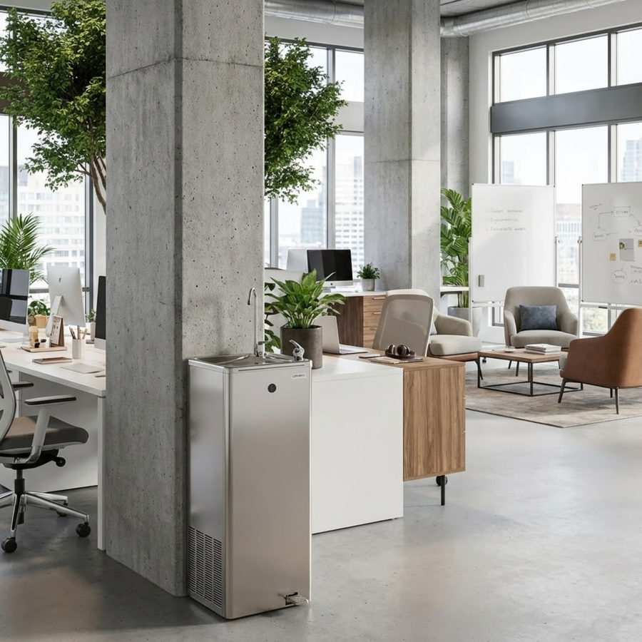 River - Erogatore Acqua Fredda da Pavimento